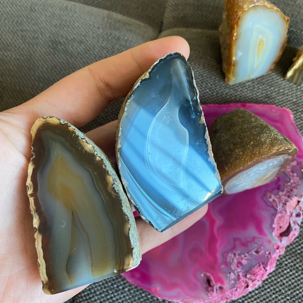 Agate Clusters Crystal Rocks